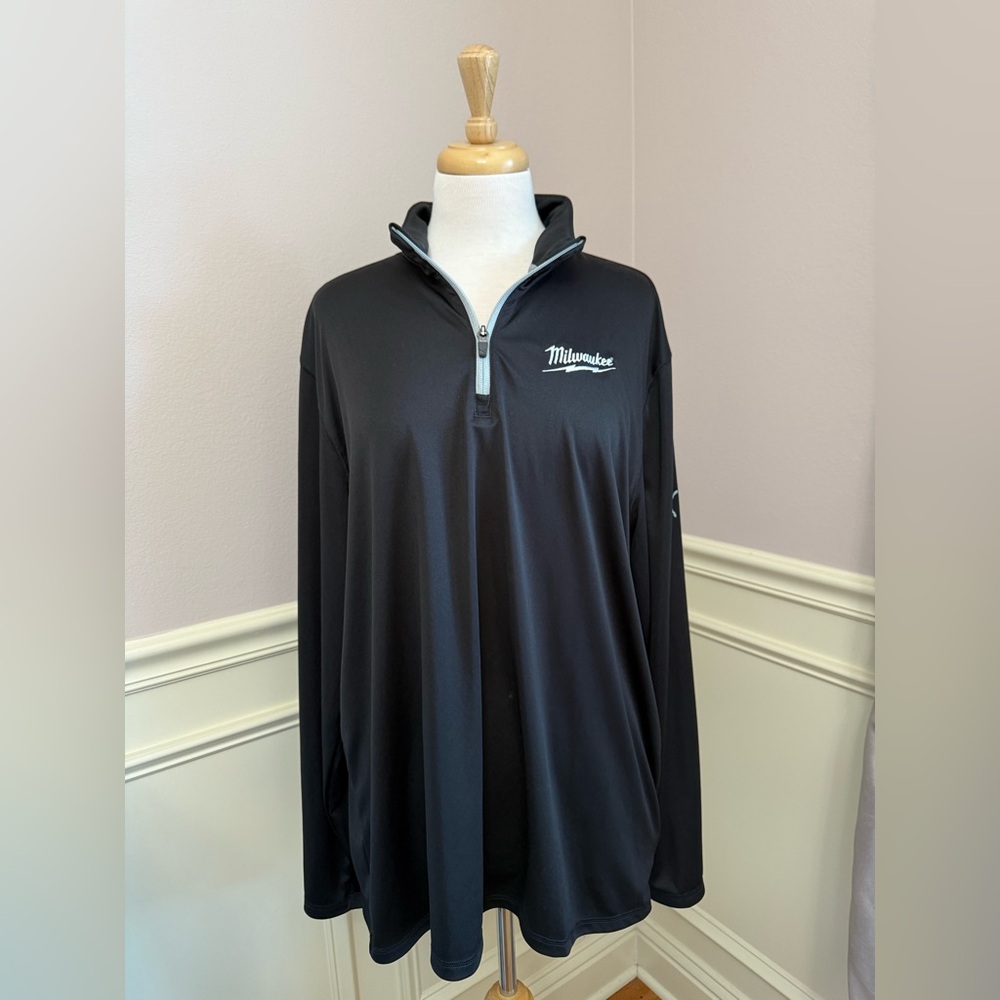 Puma Black Men's Half-Zip Lightweight Jacket